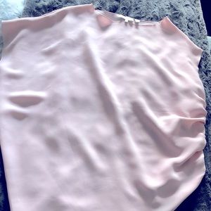 TED BAKER asymmetrical Top with rose gold zipper